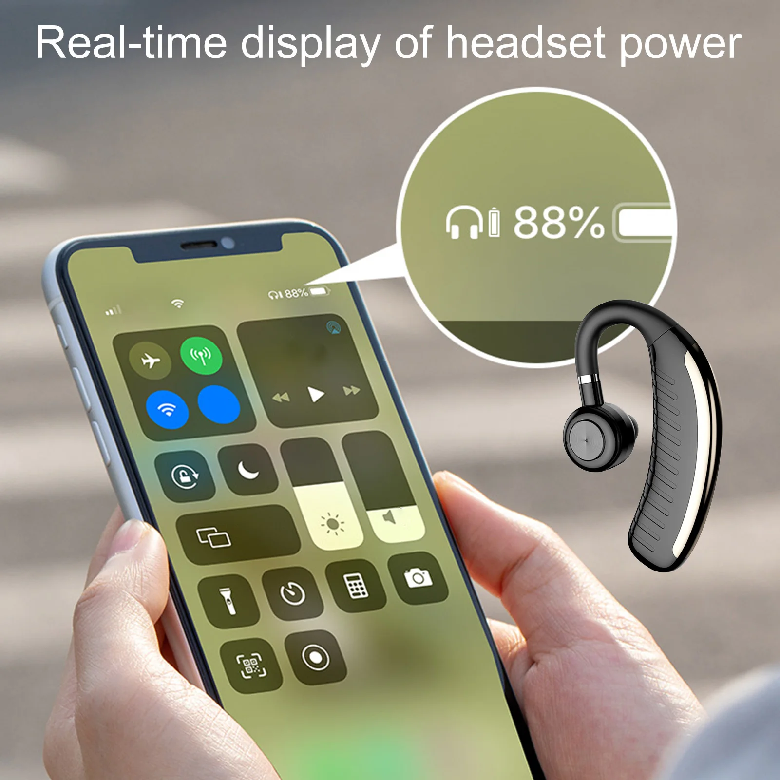 X10 Brezžična tehnologija Bluetooth 5.0 Slušalke Dolgo Pripravljenosti Prostoročno Šport bluetooth Slušalke Vodotesne Slušalke Ear Kavelj Za Telefon