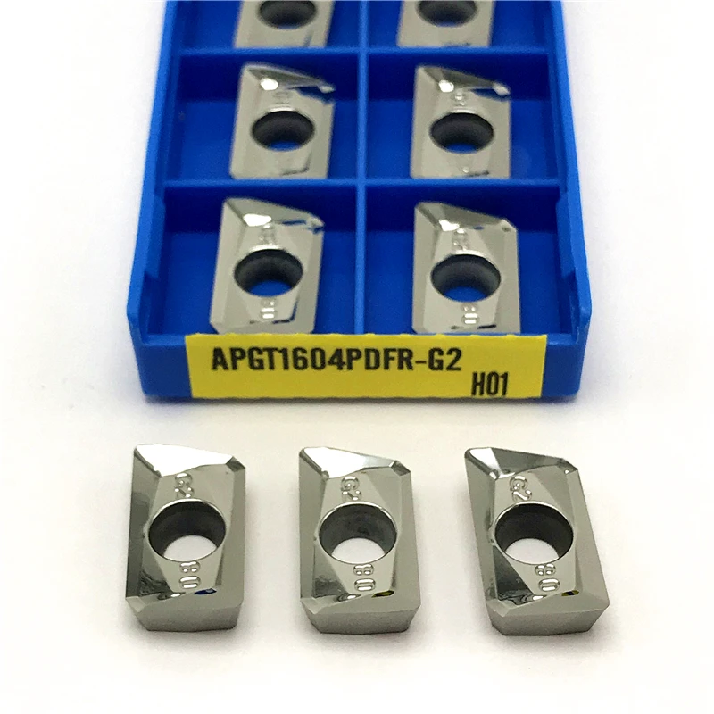 APKT1604 MA H01 Rezkanje indeksiranih orodja visoko kakovostnega Aluminija vstavi CNC Rezalno orodje APKT 1604 lesa stružni