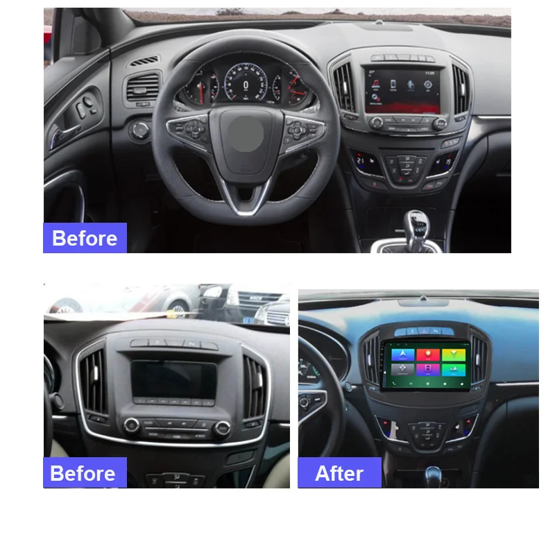 DTS 5.1, HIFI QLED Zaslon na Dotik avtoradio 2 Din Autoradio Navigacija GPS za Opel Insignia-2016 za Buick Regal Carplay 4G