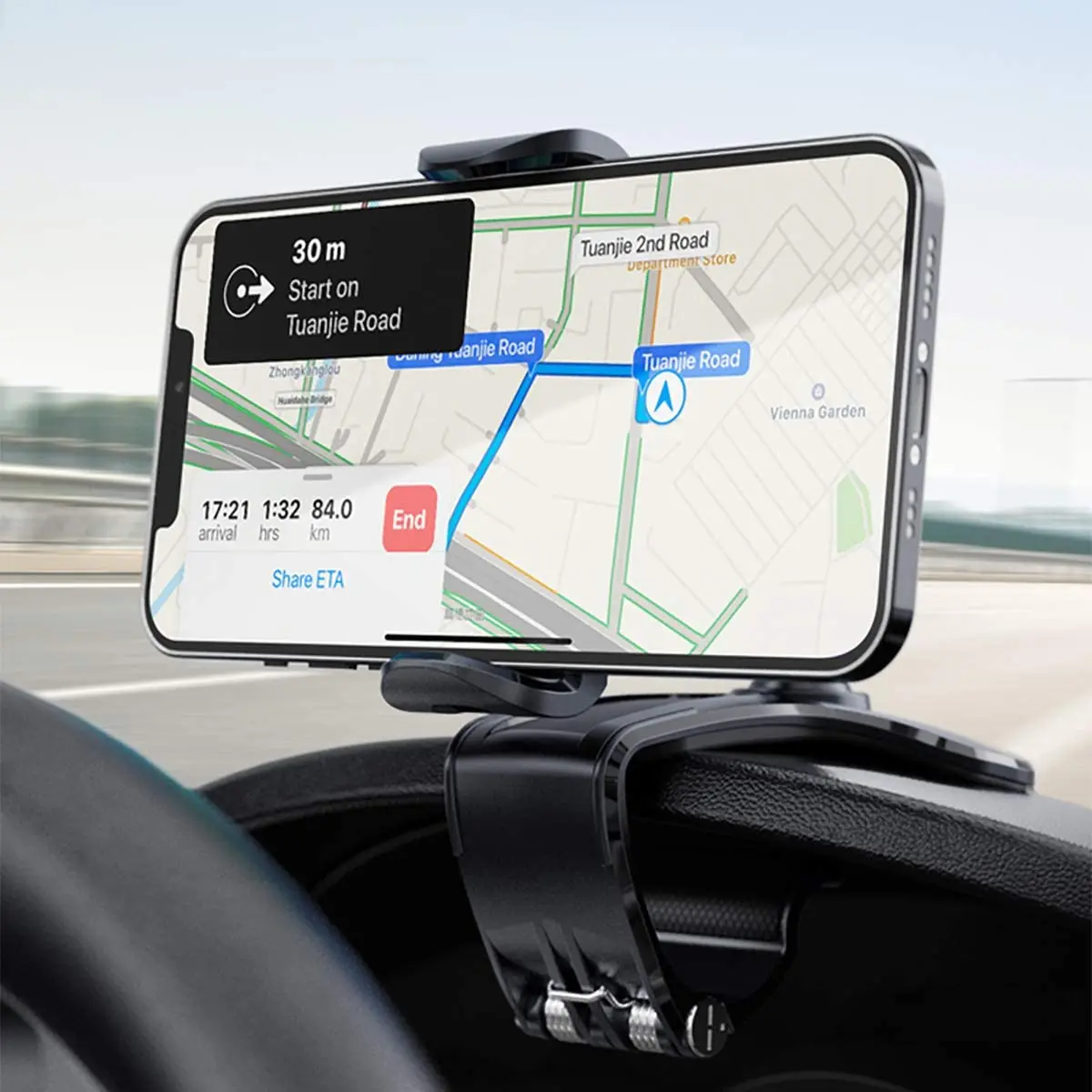 Avtomobilski Telefon Gori HUD Univerzalna GPS Navigacijski Plošči Posnetek Stabilnost Različico za Nadgradnjo Non-Slip Trajne Imetnik priključno postajo za iPhone