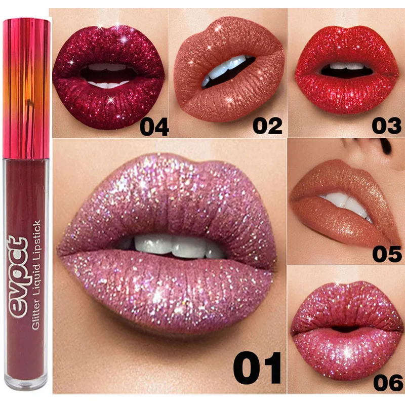 HMG 15 Barve Glosa za Ustnice Bleščice Šminka Nepremočljiva Non-stick Trajno Tekoče Nalepke Ličila Barva Spreminja, Glaze Kozmetični
