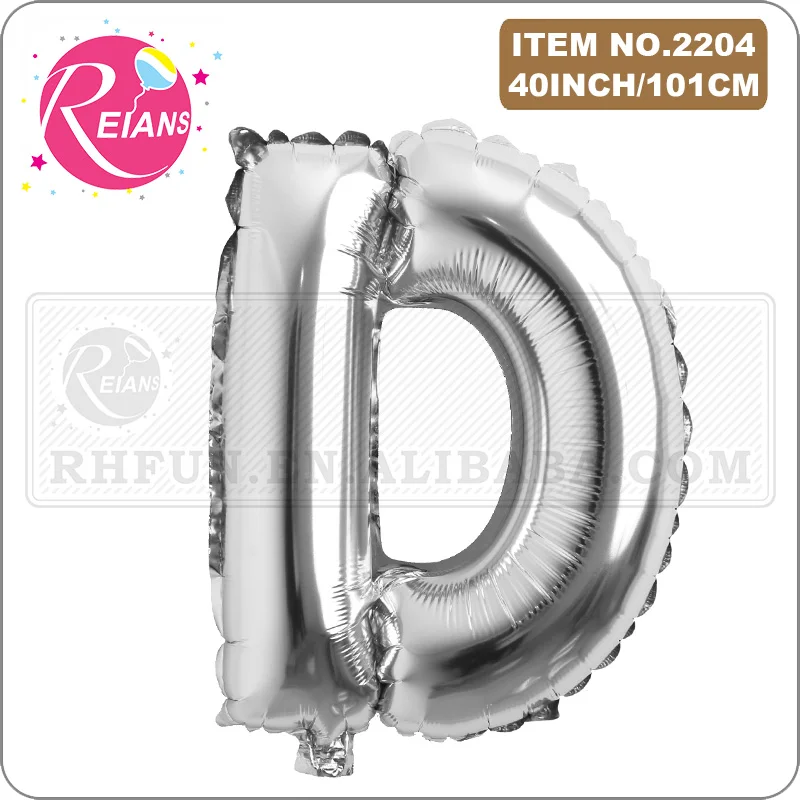 40 cm Srebrna big aluminijasto folijo 0-9 A-Z dopisom številka balonom, rojstni dan festivala svate, dekoracijo igrača balon globos