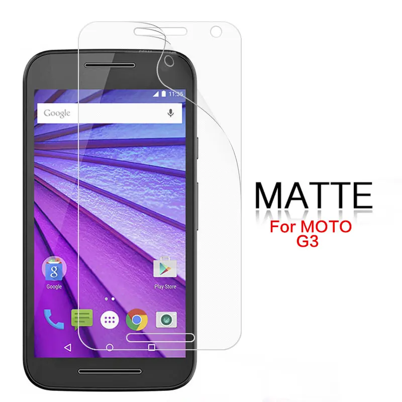 Premium Anti-Glare Mat Film & HD Glossy Film Za Motorola Moto G3 G4 G5 G5S G6 G7 Power Play Plus Zaslon Patron Film Pokrov