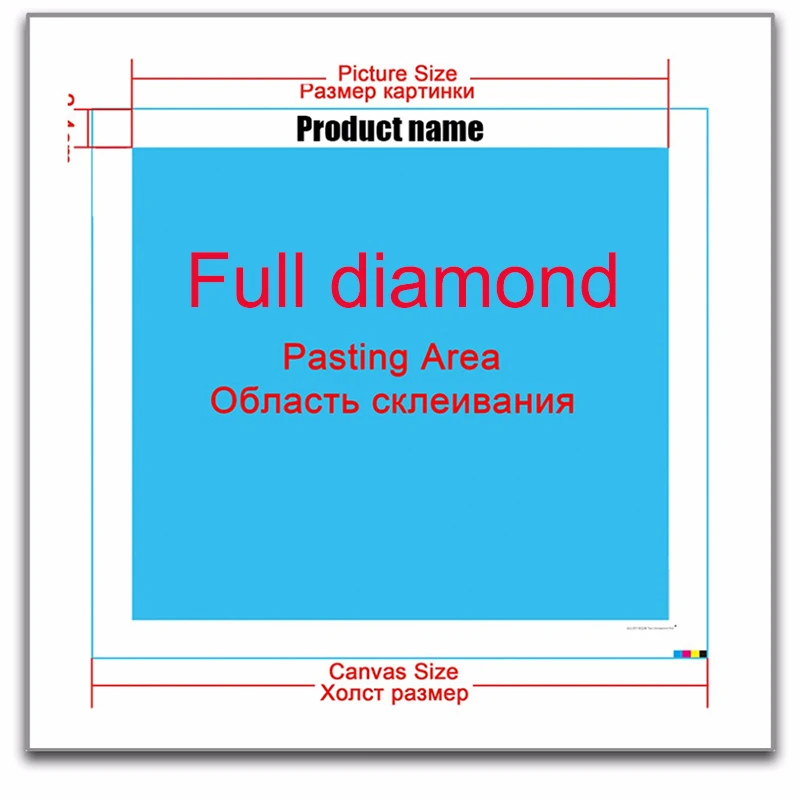 Celoten Kvadratni Diamond 5D DIY Diamond Slika 