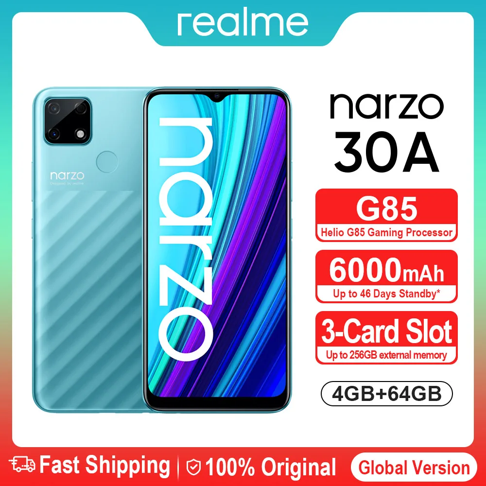 Realme Narzo 30A Pametni 4 GB, 64 GB 6.5