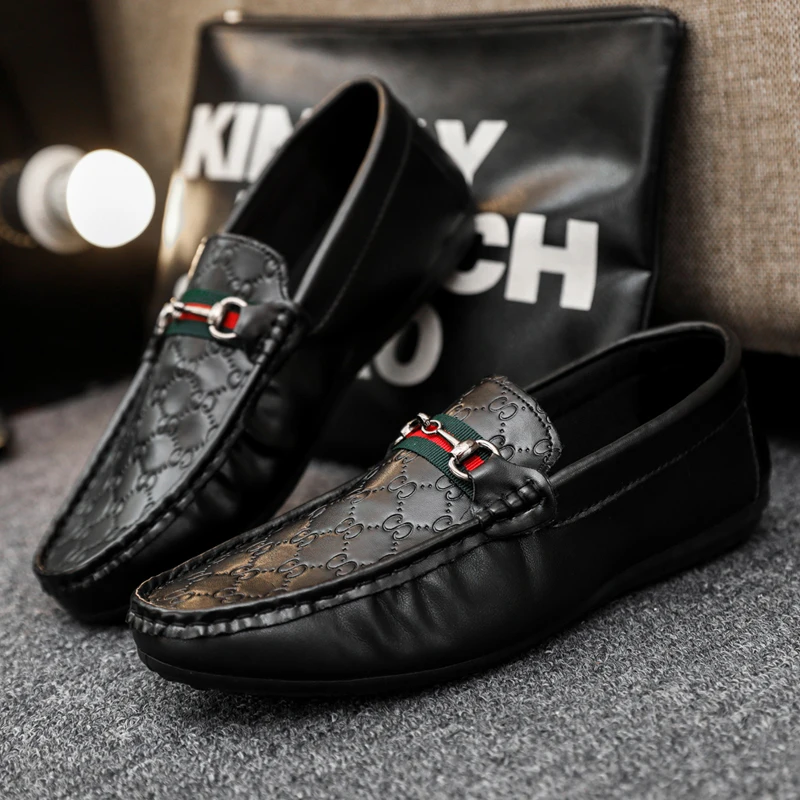 Korejski slog loafers moda casual moški čevlji štirih letnih časih, grah, beli čevlji spomladi in jeseni nov mladinski moški čevlji delovni čevlji