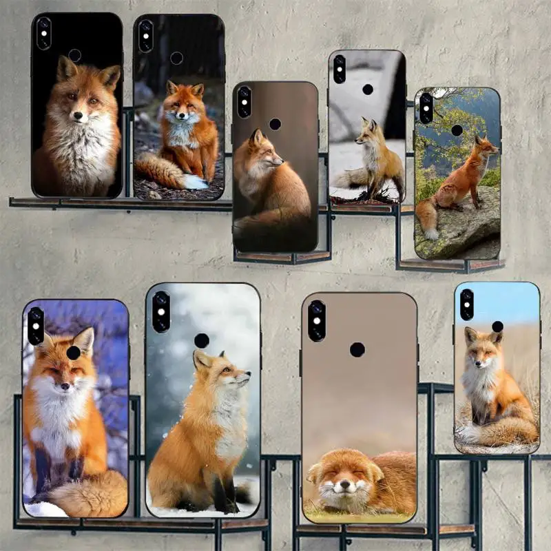 Rdeča lisica srčkan živali Primeru Telefon Za Xiaomi Redmi opomba 7 8 9 pro 8T 9S Mi Opomba 10 pro Lite