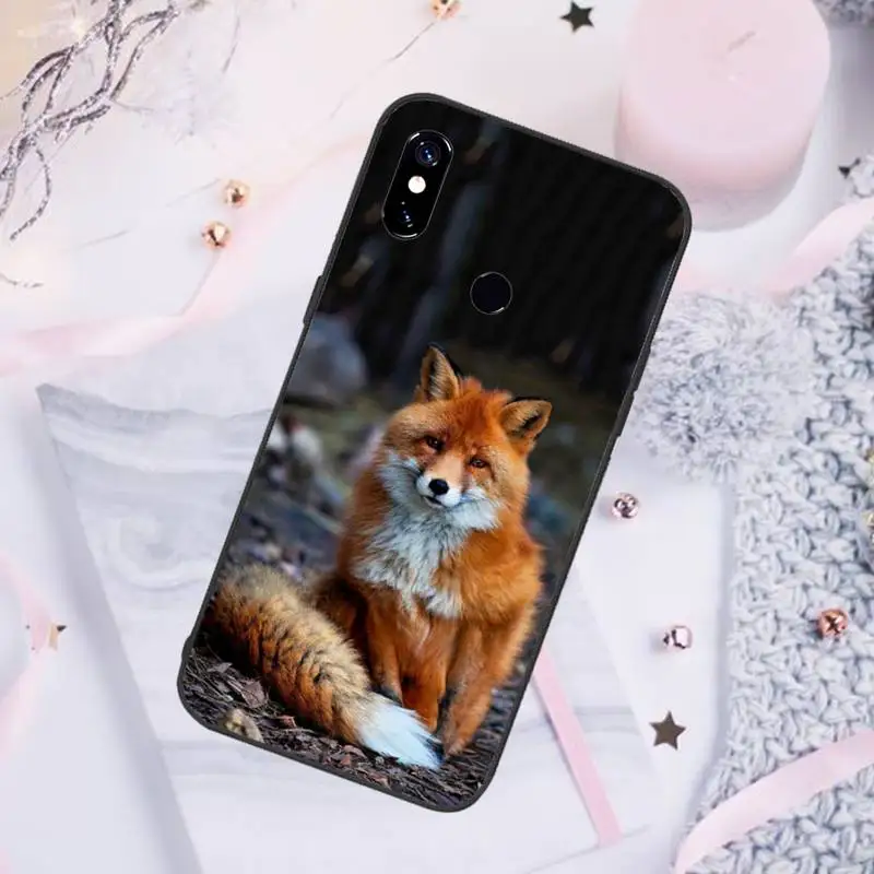 Rdeča lisica srčkan živali Primeru Telefon Za Xiaomi Redmi opomba 7 8 9 pro 8T 9S Mi Opomba 10 pro Lite