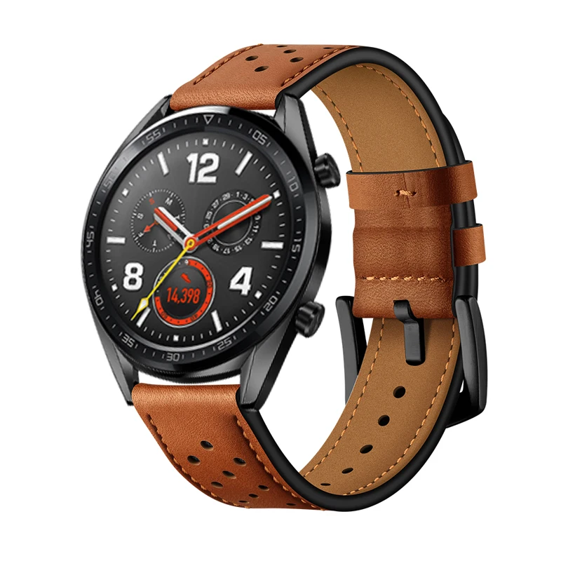 Huawei watch gt trak za Samsung prestavi S3 Meje galaxy watch 46mm Amazfit GTR 47mm/tempo/stratos band Pravega Usnja zapestnica