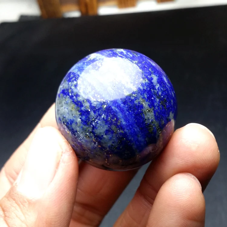1.6 v Naravnih mineralnih kristalov lapis lazuli kristalno kroglo kamna