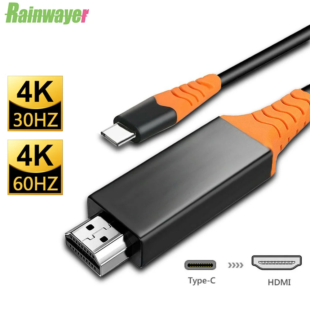 Tip C Do HDMI Kabel USB 3.1 do HDMI 4K Napajalnik, Kable za MacBook Samsung Galaxy S9/S8/Opomba 9 Huawei USB-C HDMI 60HZ 30HZ