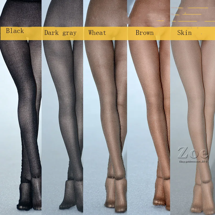 1/6 Obseg Ženski Slika Oblačila Ultra tanke nogavice, Pantyhose Model za 12 Inch PH Lutka Jiaoudol Dejanje Slika Dodatki