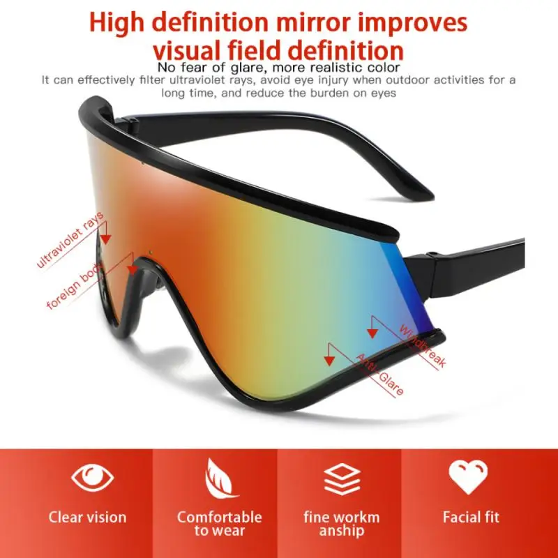 Kolesarska Očala, Pisane Gradient Polarizirana Očala Športne Unisex Prostem sončna Očala MTB Cestno Kolo Veter Kolesarska Očala