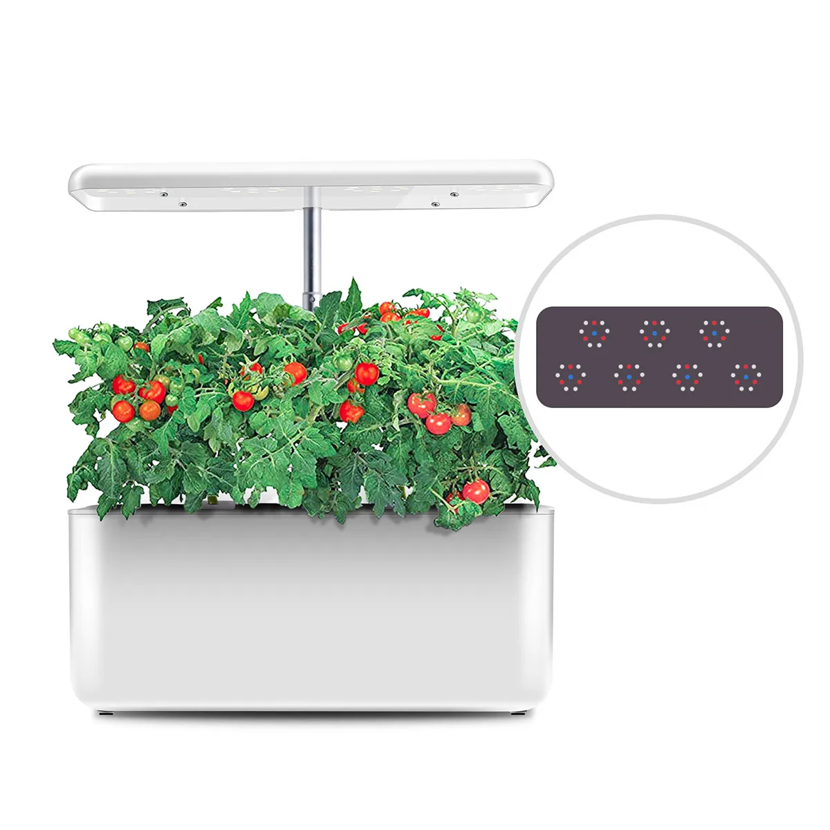 Namizna Svetilka Hydroponic Zaprtih Zeliščni Vrt Kit Smart Multi-Funkcijo Narašča Led Lučka za Cvet Rastlinsko Rast Rastlin, Svetlobe