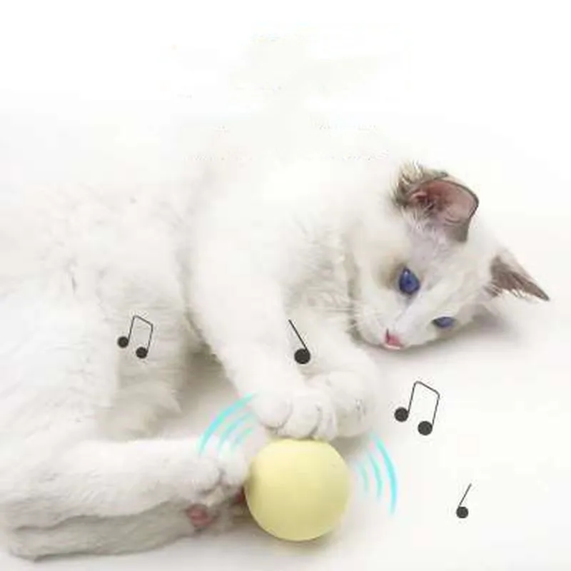 2021 NOVO Avtomatsko Volne Klobučevine Smart Opozarjati Igrače Mačka Interaktivni Preganja Igrače Za Mačke Mucek Hišne Oskrbe Hišnih Mačk Žogo Igrača