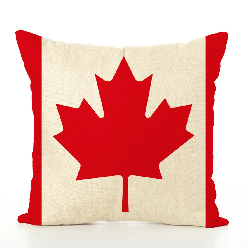 ZENGIA Kanada francoski Amerike Francija Blazine Pokrov 45x45cm Dekorativne Blazine Za Kavč Zastavo Blazino Kritje Za Dekoracijo Doma