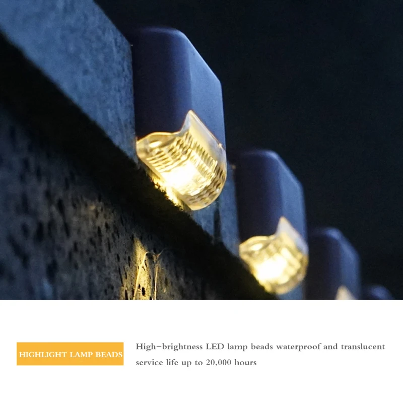 4pcs LED Sončne Stopnice Lučka Nepremočljiva Prostem Vrt Poti Dvorišču, Terasi, Stopnice, Ograje Svetilke Sončne Svetlobe Noč