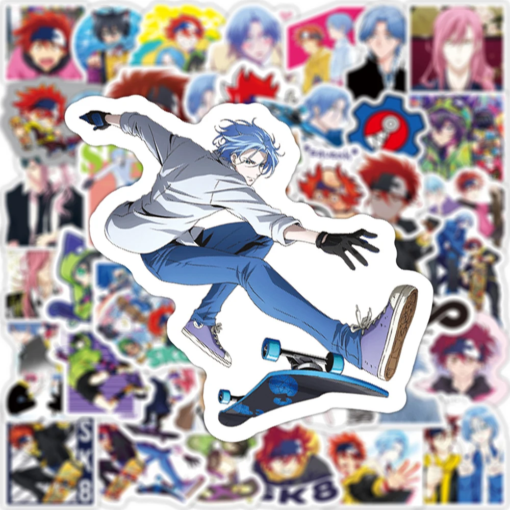 10/50PCS Anime SK8 Infinity Risanka Grafiti Nalepke Potovalne Prtljage Telefon Kitara Hladilnik Prenosnik Nepremočljiva Nalepka