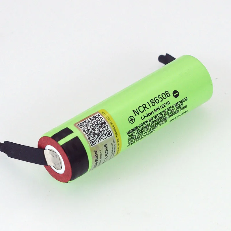 Liitokala Novo Izvirno NCR18650B 3,7 v 3400 mah Litij-18650 Polnilna Baterija Varjenje Niklja Stanja baterij
