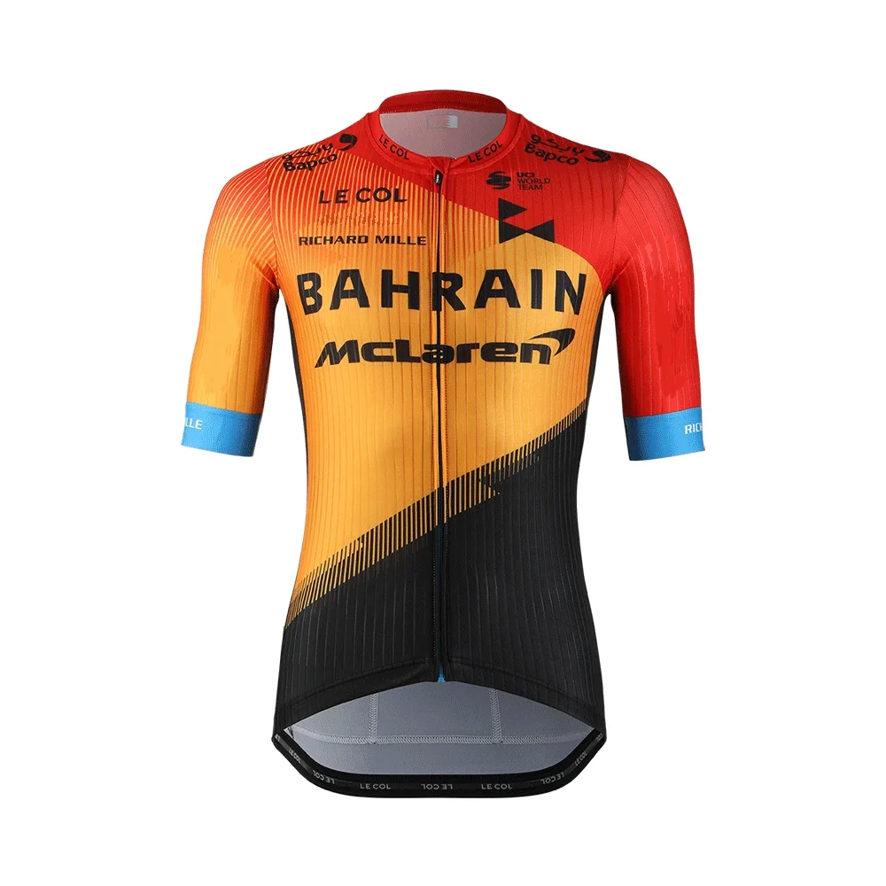 2021 Maillot Bahrajnu Mclaren Kolesarski dres komplet kratek rokav bike wear dirke kolesarska oblačila oblačila kolesarska oblačila Kompleti