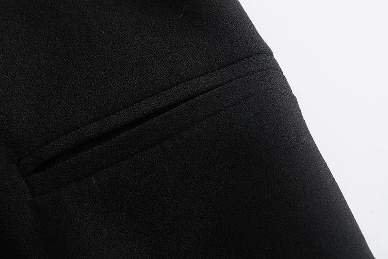 2021 Nove Obleke Poletne jakna Ženske, Jopiči, Plašči Kratek Rokav Proti-Vrat beloprsi Singl Ženski Počitnice Priložnostne Črni plašč jaquetas
