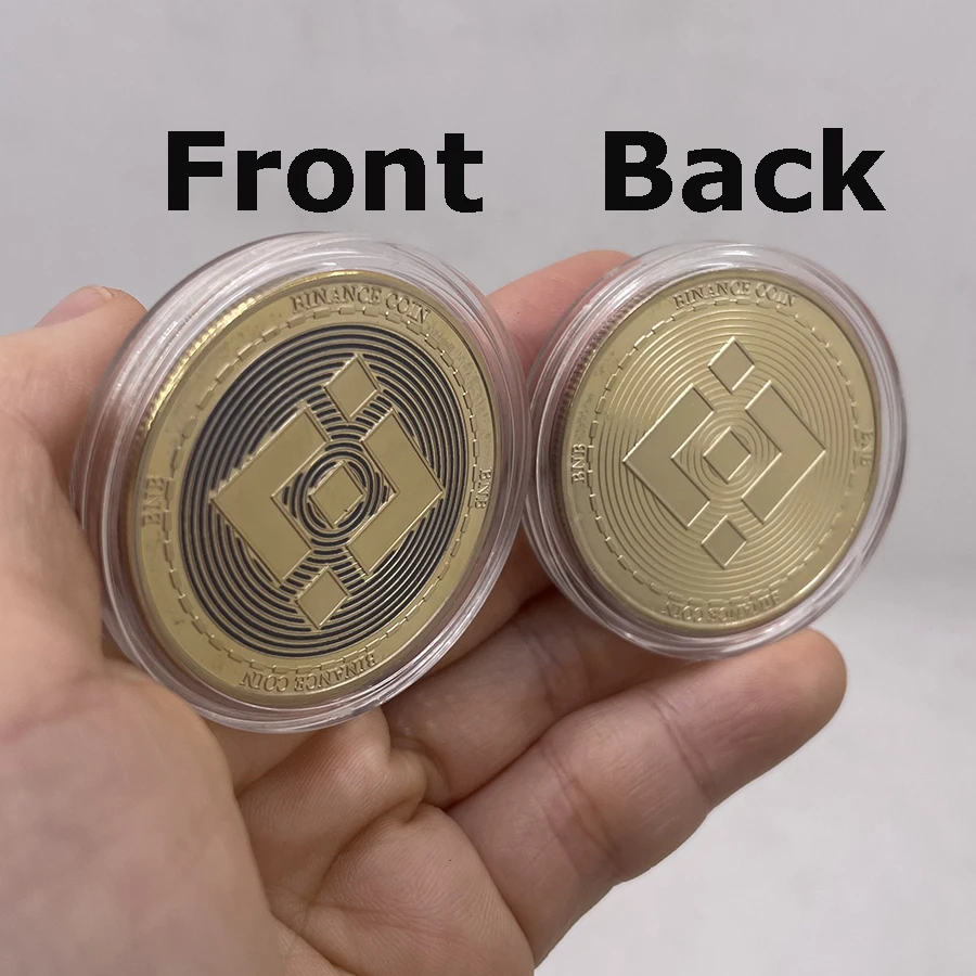 CO39 Novo Binance BNB Kovanec Cryptocurrency Zbirateljskega Kovanca Zlato BNB Bitcoin Art Collection Fizičnega zlata kovanca