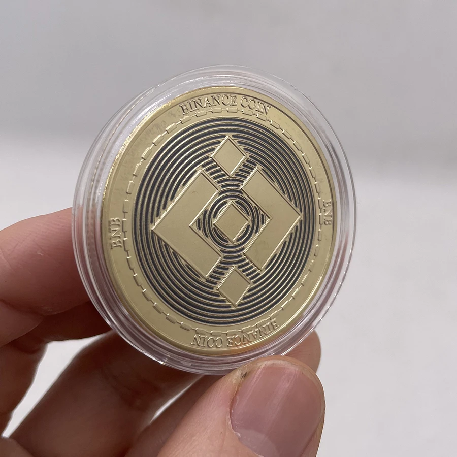 CO39 Novo Binance BNB Kovanec Cryptocurrency Zbirateljskega Kovanca Zlato BNB Bitcoin Art Collection Fizičnega zlata kovanca