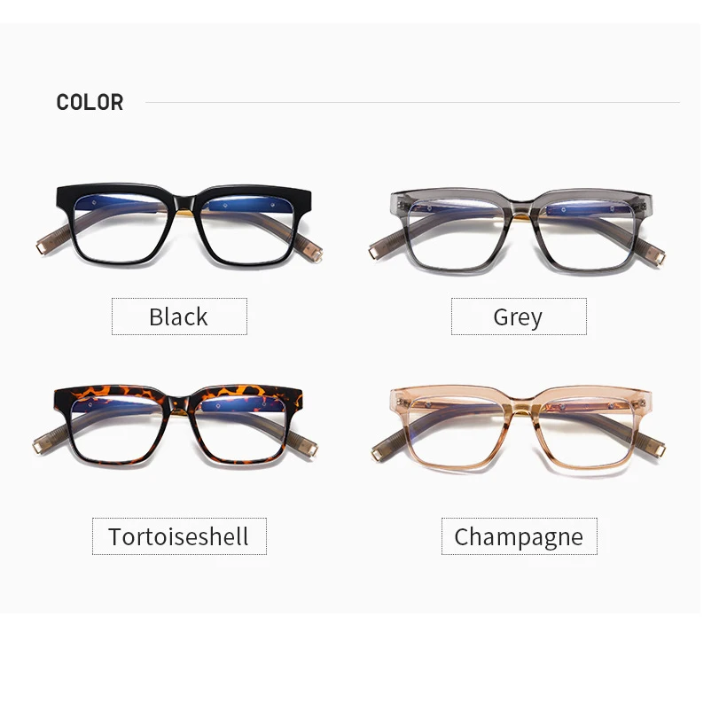 2021 Kvadratnih Računalnik Anti-Modra Očala, Blue Ray Blokiranje Očala za Moške in Ženske, Recept, Stekleni Okvirji za Kratkovidnost