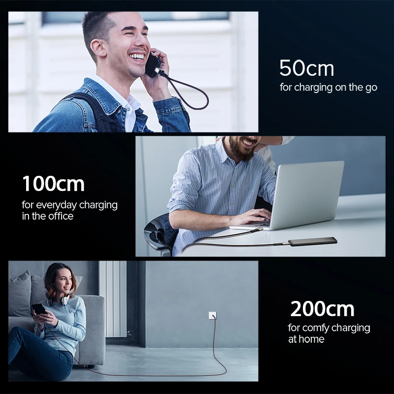 INIU 3.1 Mikro USB Kabel LED Hitro Polnjenje Tip C Telefona Polnilnik Podatkovni Kabel Za Samsung S20 Huawei P40 Xiaomi Mi 11 10 Tablet Redmi