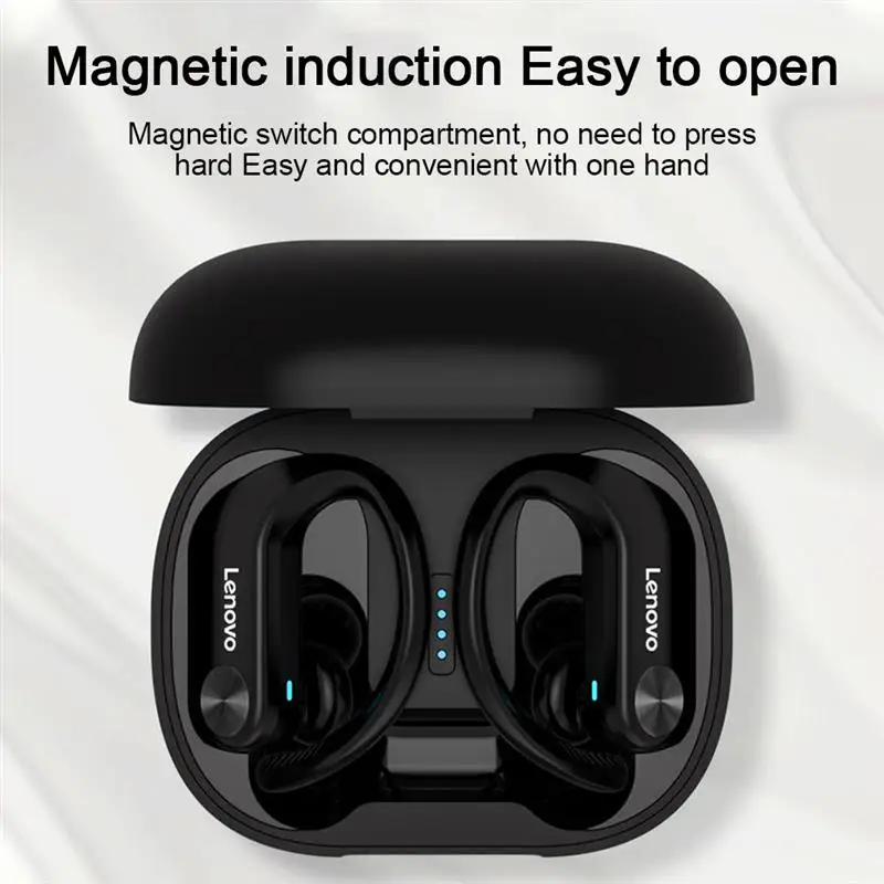 Lenovo LP7 Brezžične Slušalke BT 5.0 Handfree Slušalke Dual Stereo Bas IPX5 Nepremočljiva Šport Dolgo Pripravljenosti Nizke Zakasnitve za Slušalke