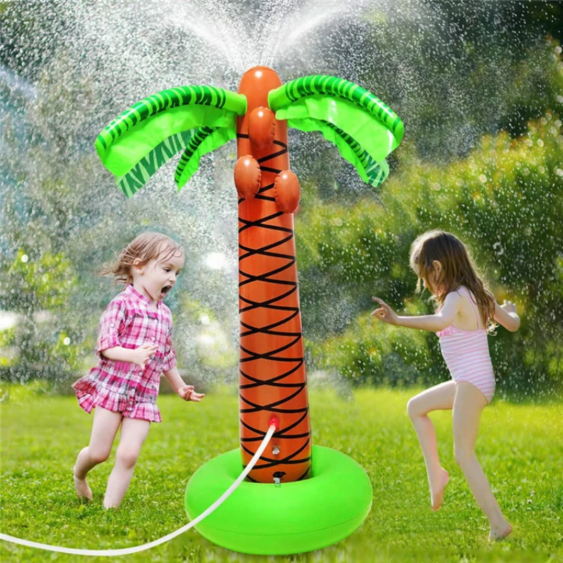 Otroci Igrajo Hiša Kopel Igrače razpršeno Vodo Drevo Tuš Plavati Bazen Otroci Električni Kita Kopel Žogo Z Lahka Glasba LED Darilo Poletje