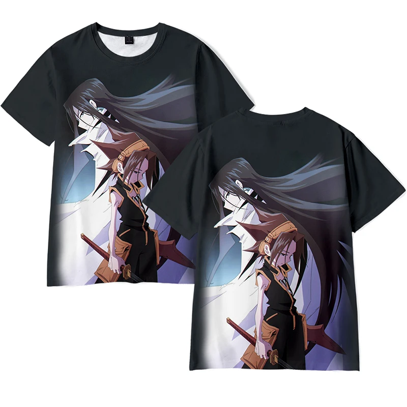 Novi Anime T Srajce Šaman Kralj 3d Tiskanja Ženske Moški Dekle, Fant, Moda Prevelik T-shirt Oblačila Otroci Hip Hop Vrhovi Camisetas Tees