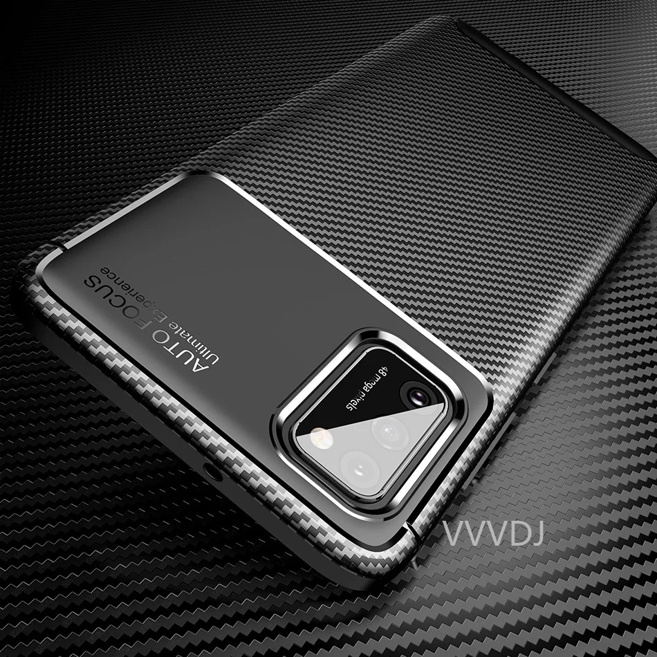 Ogljikovih Vlaken Pokrovček Za Samsung Galaxy A41 A 41 Primeru Razkošje Mehke TPU Tanek Silikonski Zadnji Pokrovček Za Samsung Galaxy A41 Primeru Telefon