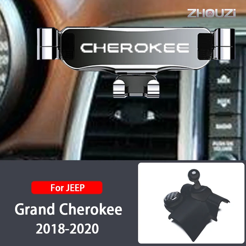 Avto, Mobilni Telefon, Držalo za Sponke Zraka Vent GPS Stojalo Težo Navigacija Nosilec Za Jeep Grand Cherokee 2018 2019 2020 Dodatki