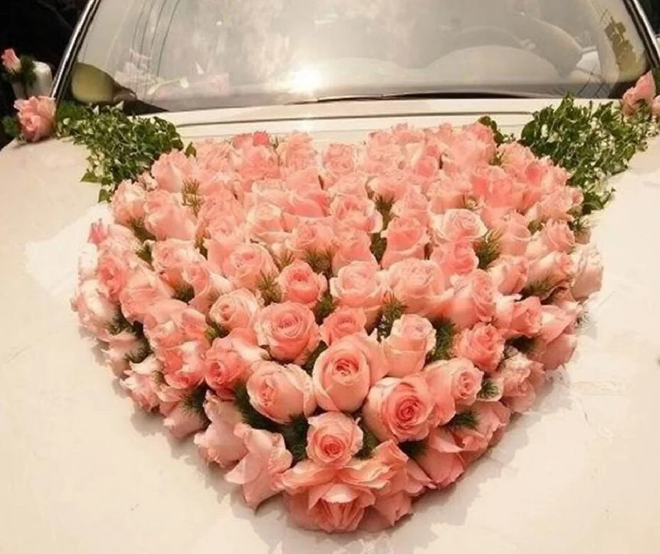 40*38 cm Srce Venec Umetnega Plastičnega Okvirja Bedak Z Cvetlični Peno, Blato Za svate Cvetlični Aranžma, Dekoracija Avtomobila