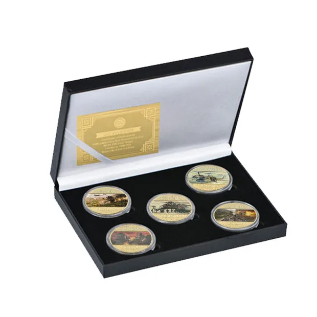 NAS Vietnamske Vojne Vojaške pozlačeni Zbirateljskih Kovancev z Kovanca Imetnik Original Army Kovancev, Nastavite