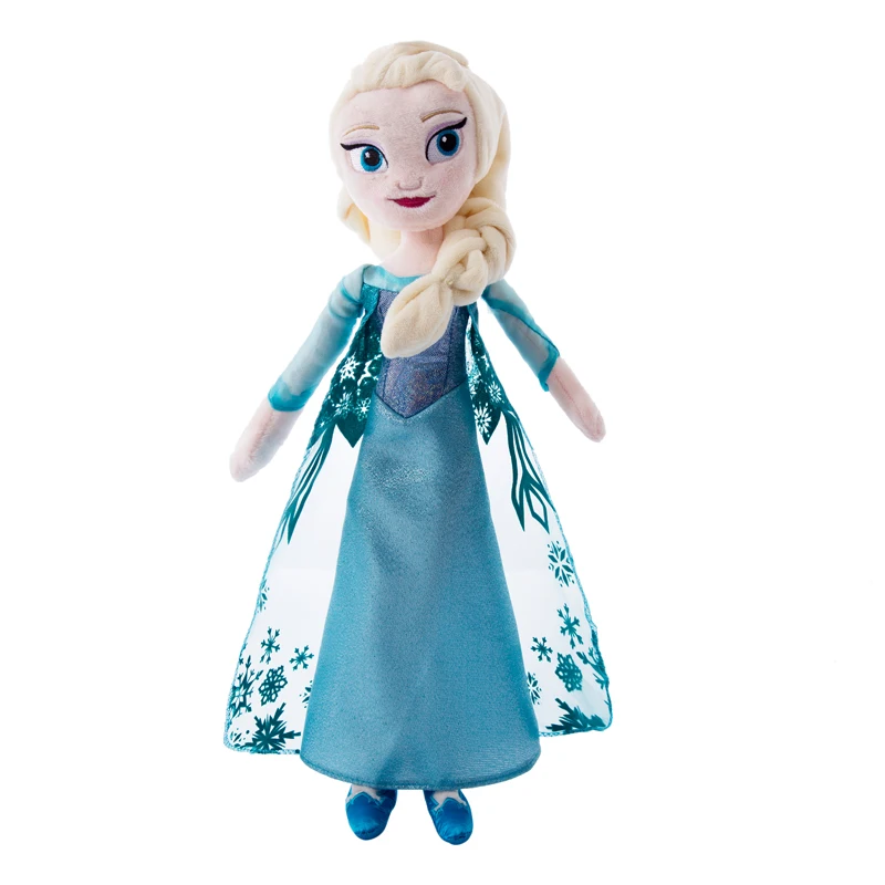 Disney 1pcs 50 cm Princesa Zamrznjene Elsa Ana Plišastih Lutka Elsa Ana Plišastih Lutka Igrača Mehko Polnjene Igrače, Darila za Rojstni dan za Otroke Dekleta