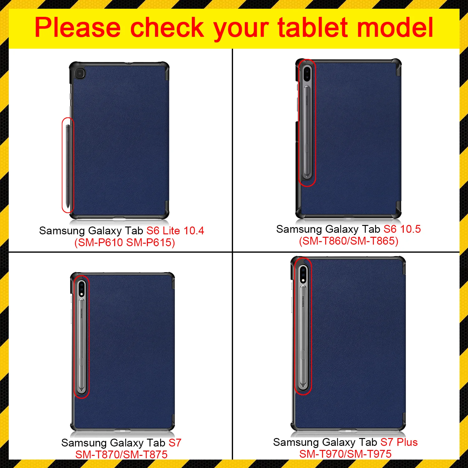Za Samsung Galaxy Tab S7 Plus Fe Primeru, SM-T870 T970 T860 P610 T736 Zaščitni ovitek Za Samsung Galaxy S6 Lite Primeru