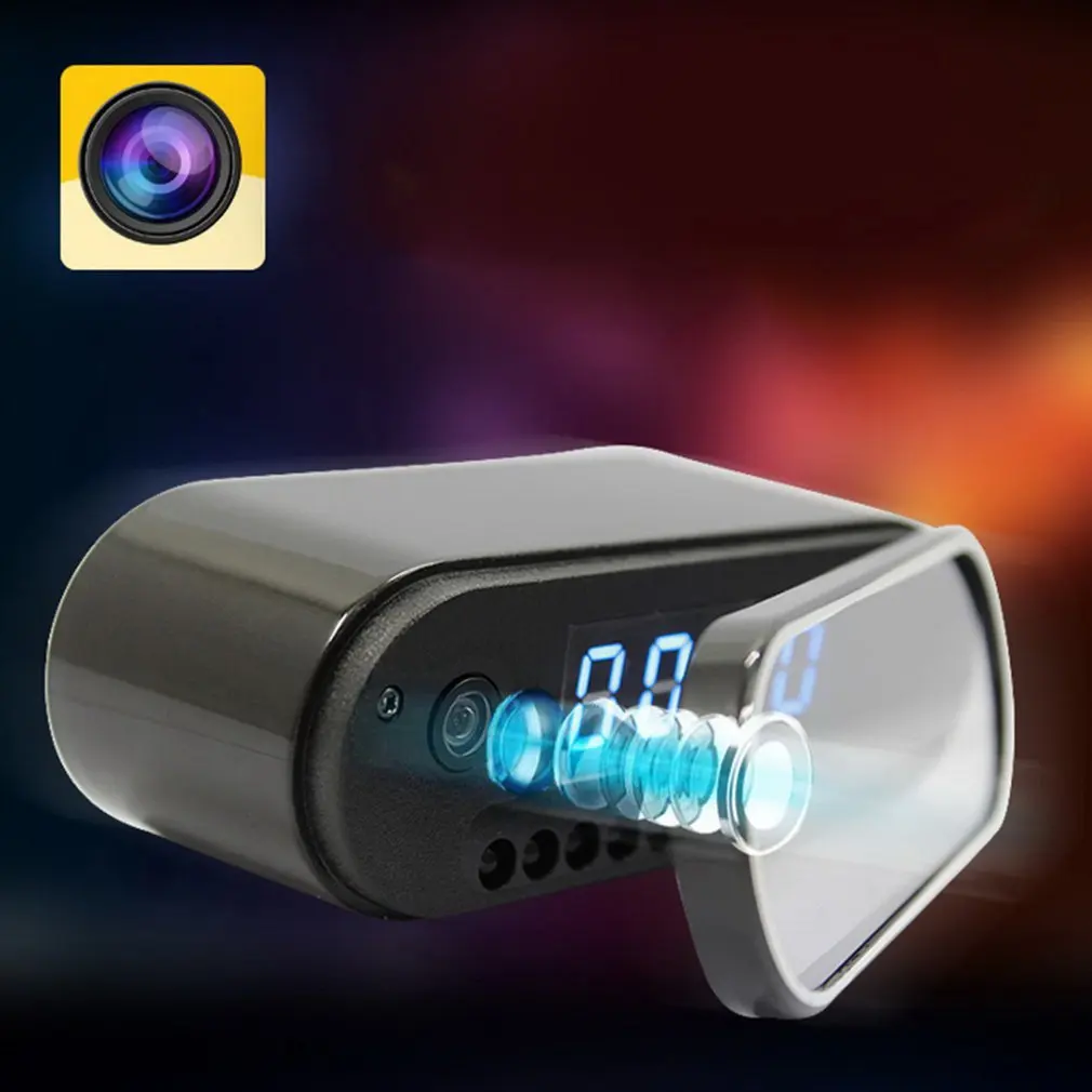 Brezžični 1080P Ura Kamera, WIFI, Mini Čas Bujenja Kamere Watch AP Daljinsko Spremljanje Mikro Varnosti Night Vision Senzor Gibanja