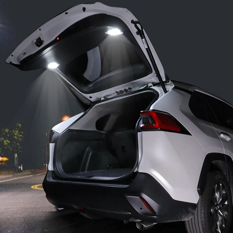 QHCP Prtljažniku Avtomobila LED Luči, vrata prtljažnika Lučka Tovora prtljažnika Prtljažnik Visoko Svetlost Za Toyota RAV4 Wildlander 2020 Opremo