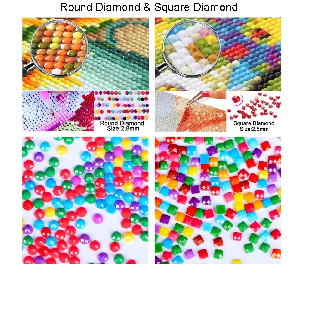 5D DIY Diamond Slikarstvo Povzetek Barva Cvet Diamond Vezenje Nastavite Nosorogovo Umetnosti Mozaik Sliko Stensko Dekoracijo Doma Darilo