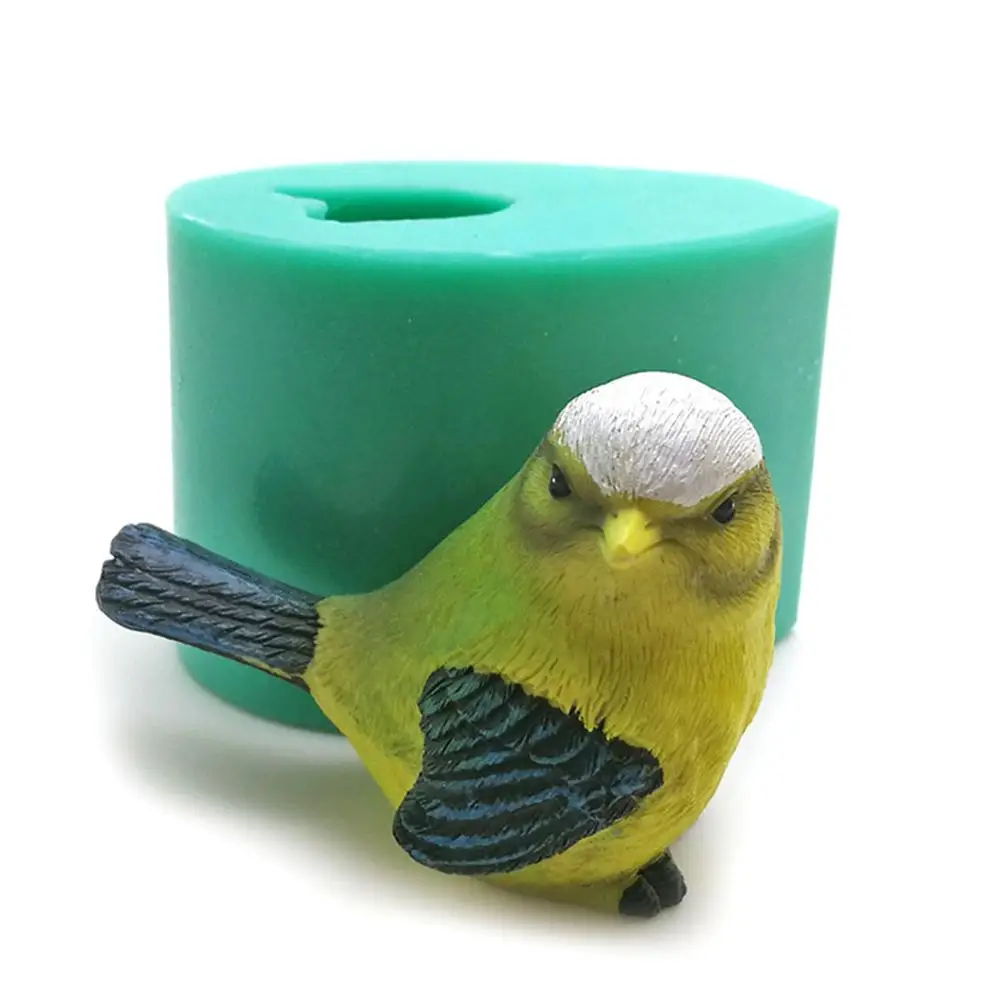 4 Slog DIY Silikonski Ptica Plesni 3D Simulacija Kukavica Milo Sveča Plesni Vrabec Ptica Sol Kiparstvo Plesni Torto Dekoracijo Orodja