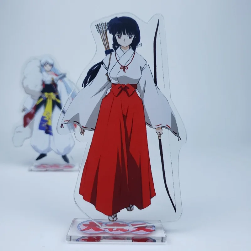 15 cm Anime Inuyasha Slika Igrača Sesshoumaru Miroku Kikyou Stojijo Številke Higurashi Kagome Akril Model Igrače Darilo Za Prijatelje