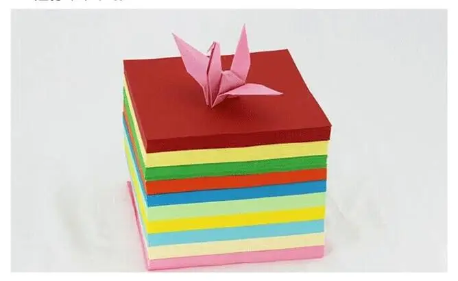 100 kozarcev/paket 12 cm 10colors Kvadratnih DIY Ročno izdelan Papir Rože Origami Zgibanje Papirja Scrapbooking Dekor Papirja Vzorec Obrti