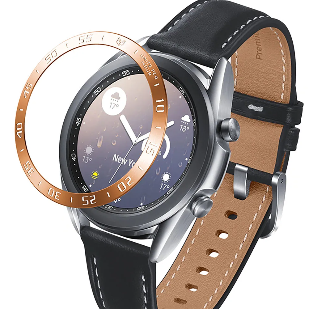 41mm/ 45mm Kovinski Watch Ploščo Anti-Scratch Obroč za Samsung Galaxy Watch3 Varstvo Tesnilo Okvirja Pokrova Zaščitnik rezervnih Delov