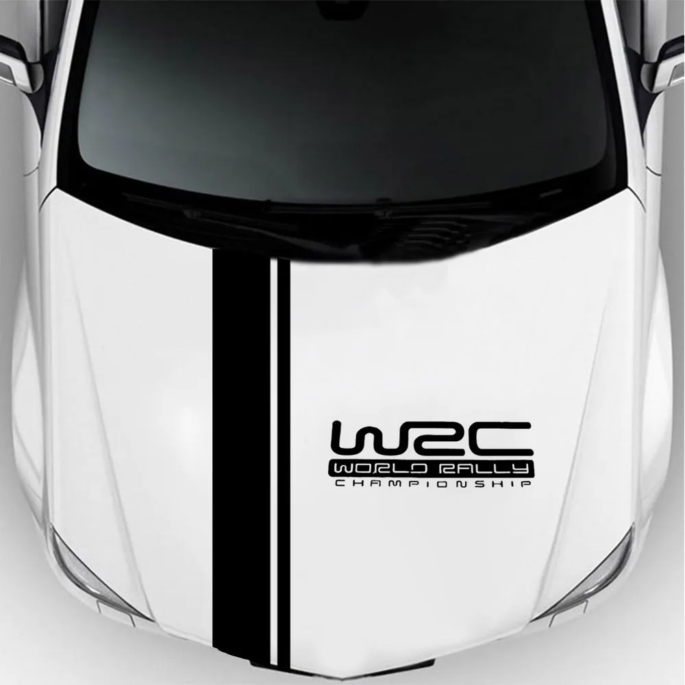 Avto Kapuco Zajema Univerzalna Nalepke Modni Glavo Decals WRC Proge Vinil Dirke Športnih Dekoracijo za Toyota VW BMW Audi Mercedes