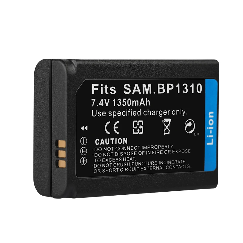 Dinto Visoke Kakovosti 7.4 V 1350mAh IA-BP1310 IABP1310 BP-1310 BP 1310 Fotoaparat Baterija za Samsung NX100 NX11 NX5 NX10 NX20