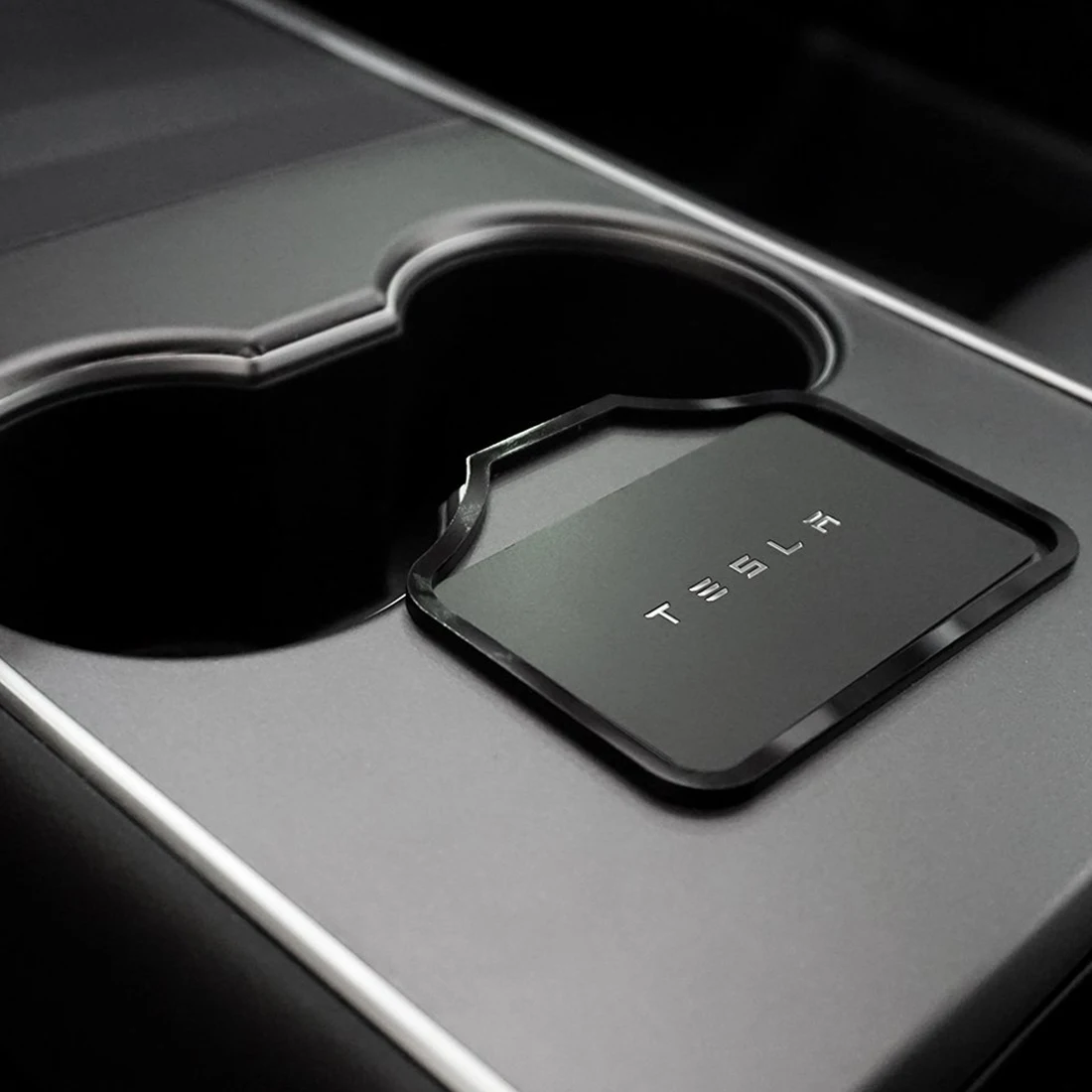 Ključ Trim Okvir Imetnika Avto Zagon Motorja Kartico Utrjevalec za Omejevanje Nalepke za Tesla Model 3 Anti-slip Kartico Zamašek Trim 2017-2020