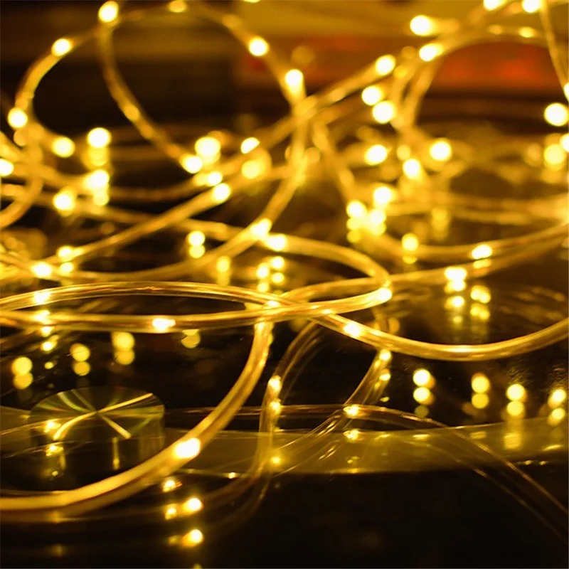 LED Cev Svetlobe Trak 8 Načini Daljinskega upravljalnika USB RGB Garland Notranja Lučka za Zunanjo Dekoracijo Lučke Za Božično Drevo