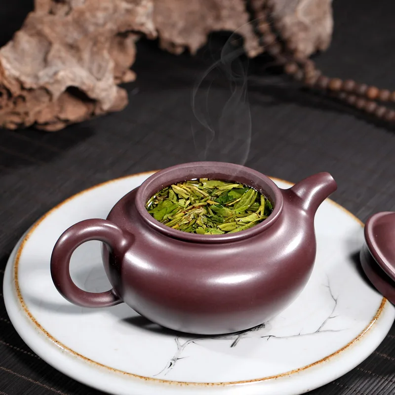 Dve 】 yixing vijolično gline čajniki znanih xiao-lu li čisto priročnik slekel rude stare vijolično gline archaize 250 cc